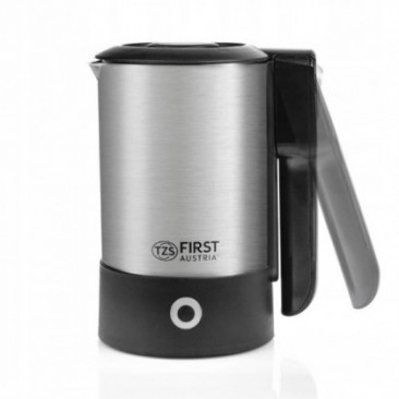 Туристическа ел. кана First Austria FA-5425-4, 1000W, 0.6 L, 2 чаши и лъжичка, Сгъваща се дръжка, Инокс - Изображение 9