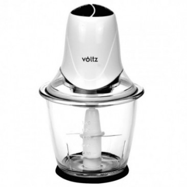 Чопър Voltz V51111B, 300W, Стъклена кана, 1.5 литра, 4 ножа, Бял - Изображение 1
