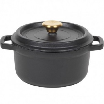 Чугунена тенджера Russell Hobbs RH02524BEU7, 24 см, 3.4 l, Индукция, Фурна до 240C, Черен - Изображение 1