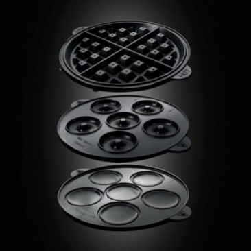 Гофретник 3в1 Russell Hobbs Fiesta 24620-56, 900w, Незалепващи плочи, Самозаключващ се капак, Бордо/черен - Изображение 6