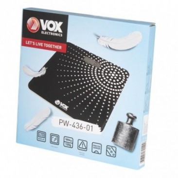 Везна Електронна VOX PW436-01, черно и бяло - Изображение 4