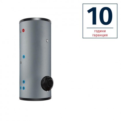 Комбиниран подово стоящ бойлер за термопомпени системи Tedan Combi Term Inox 160 литра, една серпентина, Неръждаем, 3 kW - Изображение 
