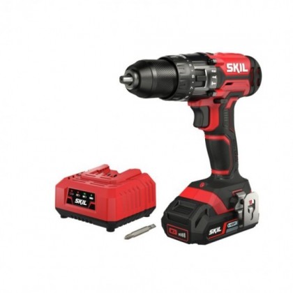 SKIL 3020 AA Комплект Акумулаторна ударна бормашина, 1 бр. батерия и 1 бр. зарядно устройство - Изображение 