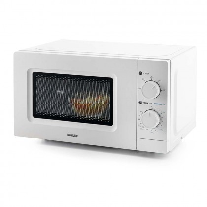 Микровълнова фурна MUHLER MO-5009 20L,бяла, механична - Изображение 