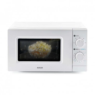 Микровълнова фурна MUHLER MO-5009 20L,бяла, механична - Изображение 2