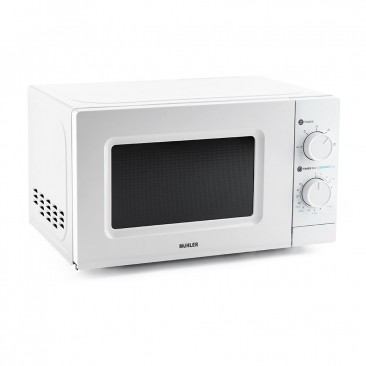 Микровълнова фурна MUHLER MO-5009 20L,бяла, механична - Изображение 3