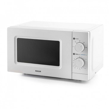 Микровълнова фурна MUHLER MO-5009 20L,бяла, механична - Изображение 8