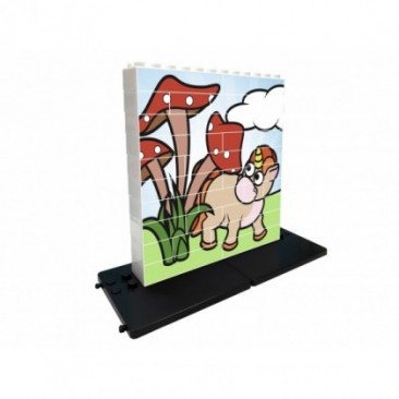 Конструктор - Puzzle Up Еднорог и гъби, 32 части - Изображение 1
