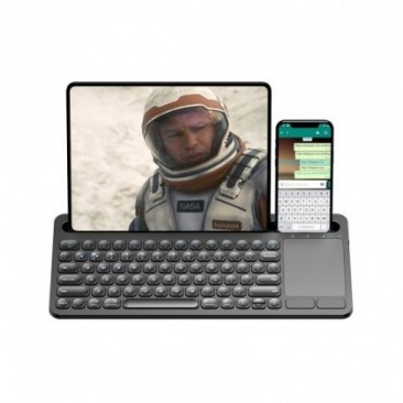Безжична клавиатура с тъчпад и Поставка за смартфон/таблет Xmart BK281 - Изображение 4