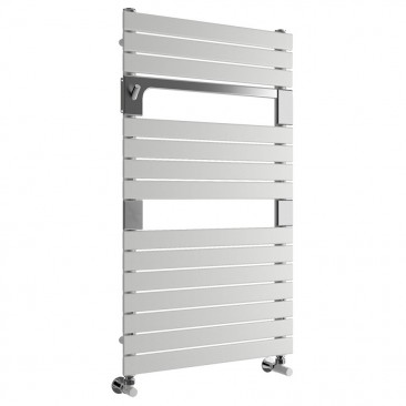 Дизайнерска водна лира за баня Crystal PREMIUM, 510 W, 952×550 mm, бяла - Изображение 1