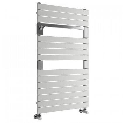 Дизайнерска водна лира за баня Crystal PREMIUM, 510 W, 952×550 mm, бяла - Изображение 