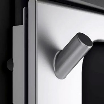 Дизайнерска водна лира за баня Crystal PREMIUM, 510 W, 952×550 mm, бяла - Изображение 3