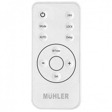 Печка вентилаторна за баня Muhler MBH-2007D, 2000W, eлектронно упр. - Изображение 3