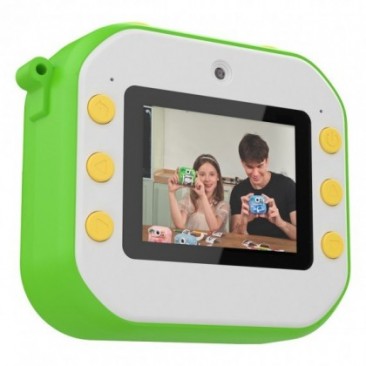 Детски Фотоапарат за Моментни снимки Xmart P9, Зелен Динозавър - Изображение 2