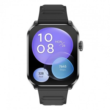 Смарт часовник Xmart AM1130B, AMOLED, Bluetooth 5.3, IP67, Черен - Изображение 