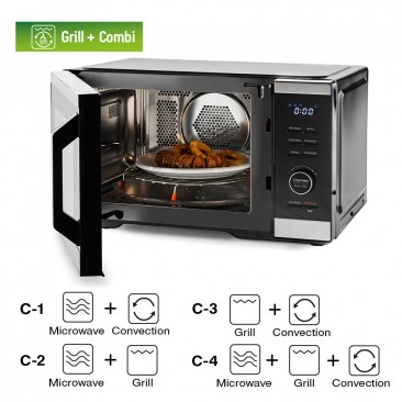 Микровълнова фурна 5в1 MUHLER MO-979 Air Plus, 27L, черна, дигитална - Изображение 5