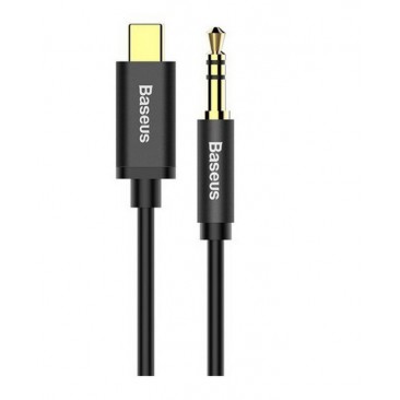 Кабел Baseus - CAM01-01 USB Type-C мъжки към 3,5 мм мъжки AUX аудио кабел M01 - Изображение 1