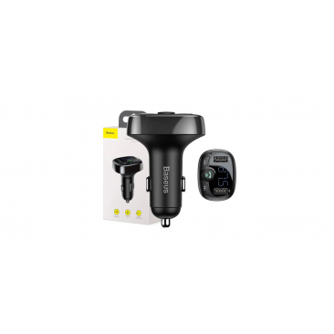 Bluetooth MP3 FM трансмитерът S-09A CCMT000001 Baseus - Изображение 1
