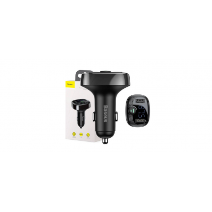Bluetooth MP3 FM трансмитерът S-09A CCMT000001 Baseus - Изображение 