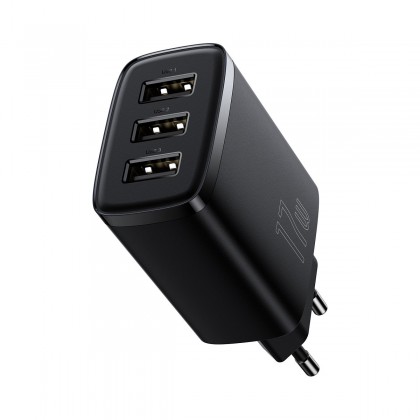 Зарядно устройство 3xUSB A 17W CCXJ020101 BASEUS - Изображение 