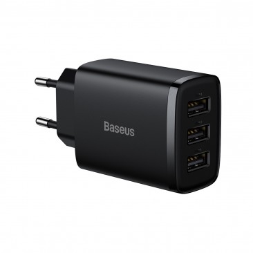 Зарядно устройство 3xUSB A 17W CCXJ020101 BASEUS - Изображение 2