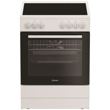 Готварска печка с керамичен плот Indesit I6V5PMW - Изображение 