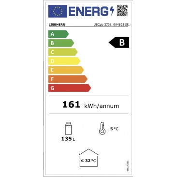 Хладилник за напитки за вграждане Liebherr UBCgb 3731 Plus, GlassBlack - Изображение 6