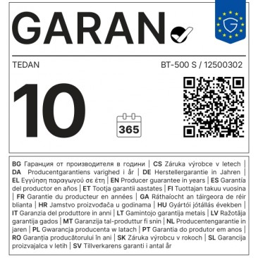 Електрически подово стоящ бойлер Tedan Standard Pro Inox 500 литра, Неръждаем, 6 kW - Изображение 3