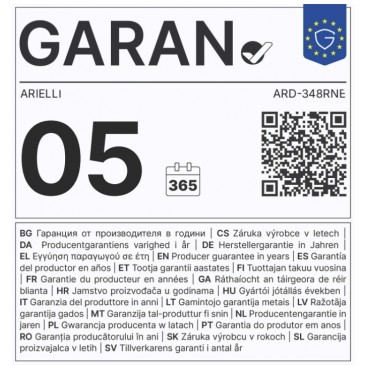 Хладилник с фризер ARIELLI ARD-348RNE - Изображение 3
