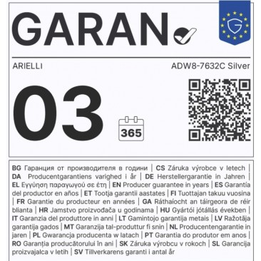 Съдомиялна 45см Arielli ADW8-7632C Silver - Изображение 5