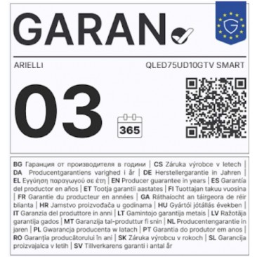 Телевизор ARIELLI QLED75UD10GTV SMART - Изображение 4
