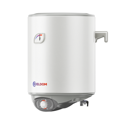 Бойлер Eldom 30 WVF03039F, 29 л, 1.5 kW, вертикален, емайлиран, механично управление - Изображение 