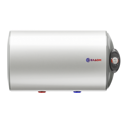 Бойлер Eldom 80 WHF08046BRI, 77 л, 3 kW, хоризонтален, изводи отдясно, тръби отдолу, механично управление - Изображение 