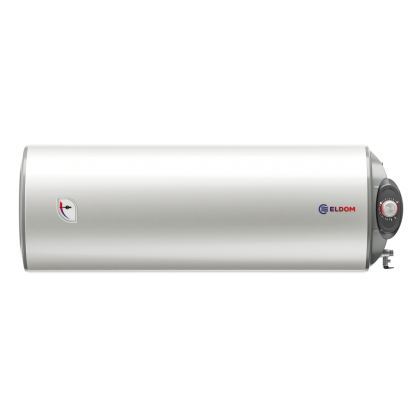 Комбиниран бойлер Eldom 80 WHF08039FRSR, 73 л, 2 kW, хоризонтален, емайлиран, с 1 дясна серпентина - Изображение 