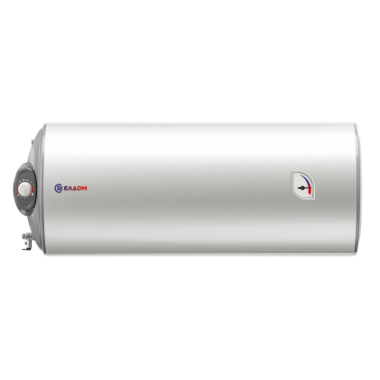 Комбиниран бойлер Eldom 120 WHF12046FLSL, 112 л, 3 kW, хоризонтален, емайлиран, с 1 лява серпентина - Изображение 