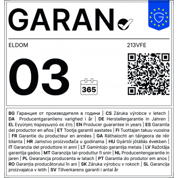 Мини готварска печка Eldom 213VFE - Изображение 2