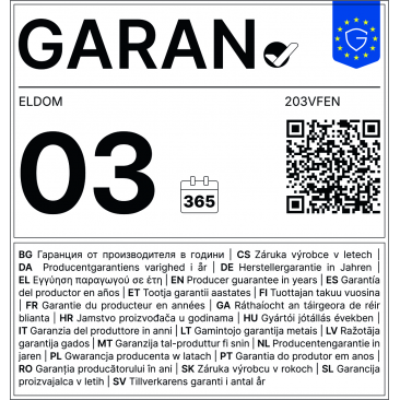 Мини готварска печка Eldom 203VFEN - Изображение 2