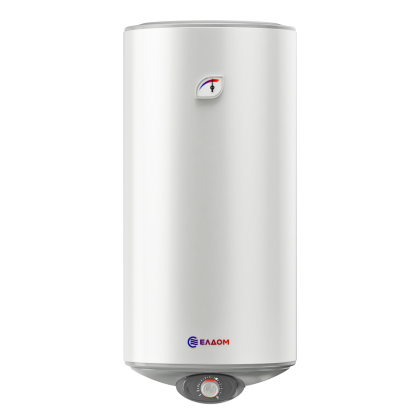 Бойлер Eldom Evrika 100 WVF10046QC, 95 л, 2 kW, вертикален, емайлиран, сух керамичен нагревател, механично управление - Изображение 