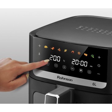 Фритюрник Airfryer Rohnson R-2883 - черен - Изображение 3