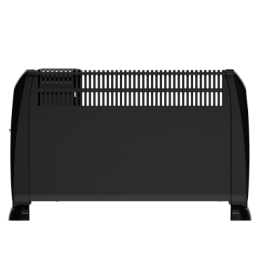 Подов конвектор Eldom CFV2000BL, 2000 W, с вентилатор, 3 степени на мощност, механично управление, черен, 16–22 м² - Изображение 3